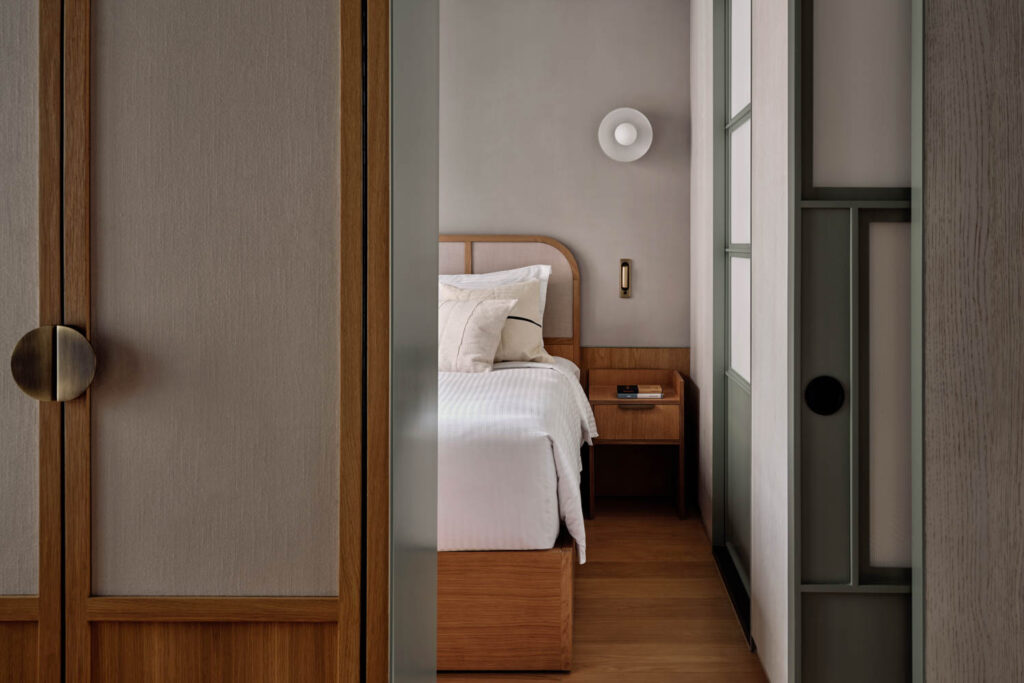 a bed at Ying'nFlo, a lifestyle guesthouse for modern day travelers